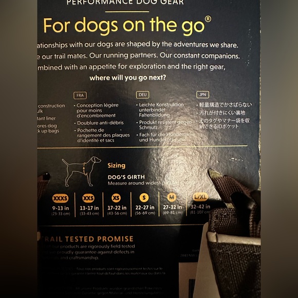 NEW Ruffwear Dog Harness Small - Grey - Picture 2 of 3